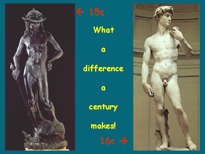 15 c What a difference a century makes! 16 c 15 c What a difference a century makes! 16 c