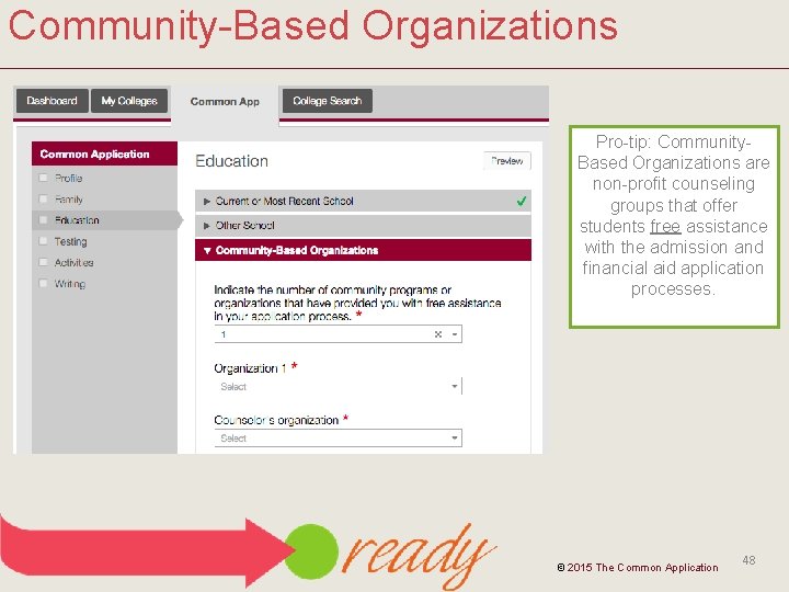 Community-Based Organizations Email address defaults to the one you provided at registration. Pro-tip: Community.