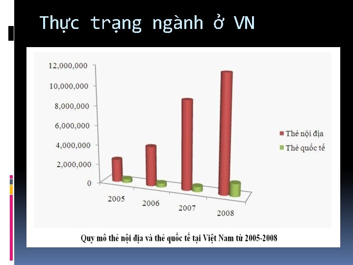 Thực trạng ngành ở VN 