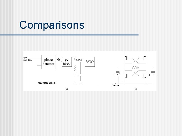 Comparisons 