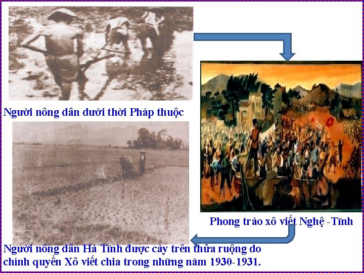 Người nông dân dưới thời Pháp thuộc Phong trào xô viết Nghệ -Tĩnh Người