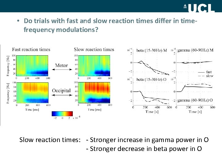  • Do trials with fast and slow reaction times differ in timefrequency modulations?