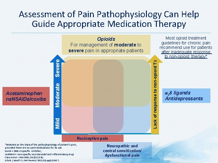 Assessment of Pain Pathophysiology Can Help Guide Appropriate Medication Therapy Most opioid treatment guidelines