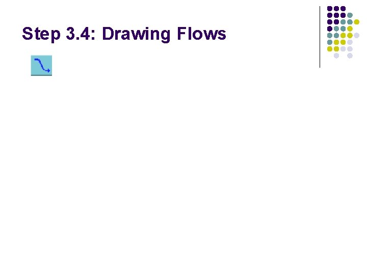 Step 3. 4: Drawing Flows Step 3. 4: Drawing Flows