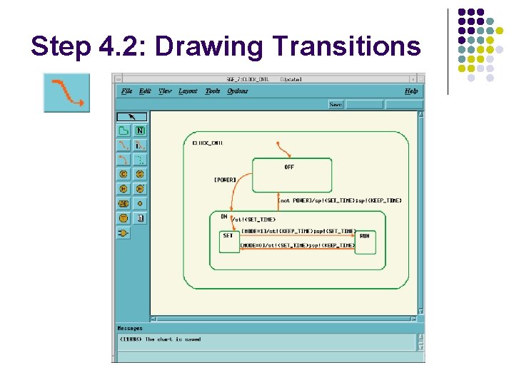 Step 4. 2: Drawing Transitions Step 4. 2: Drawing Transitions