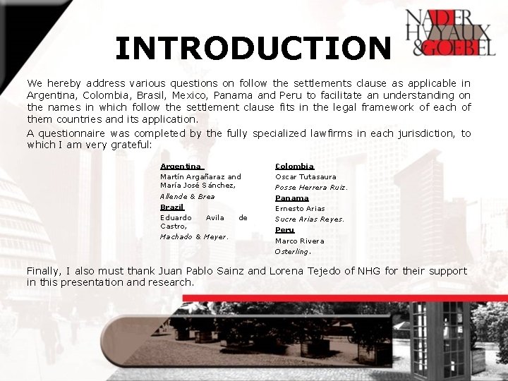 INTRODUCTION We hereby address various questions on follow the settlements clause as applicable in