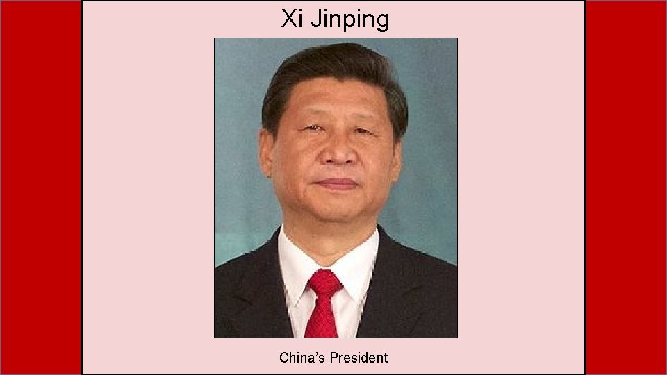 Xi Jinping China’s President 