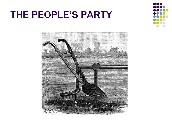 THE PEOPLE’S PARTY 