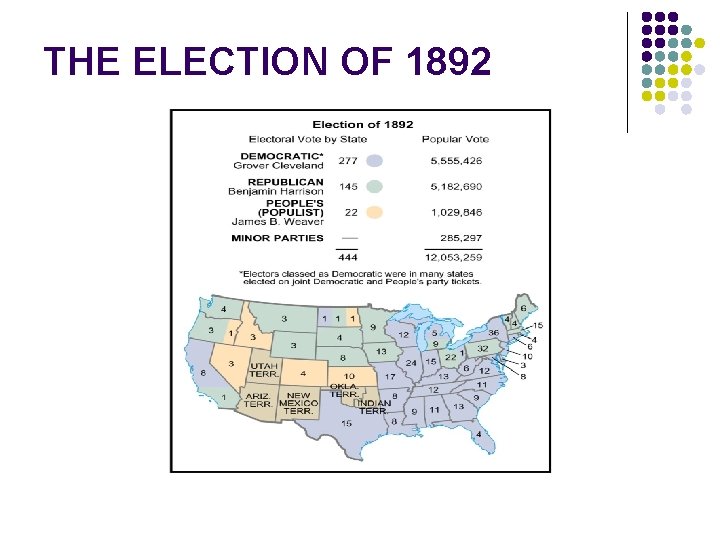 THE ELECTION OF 1892 