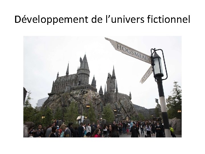 Développement de l’univers fictionnel 