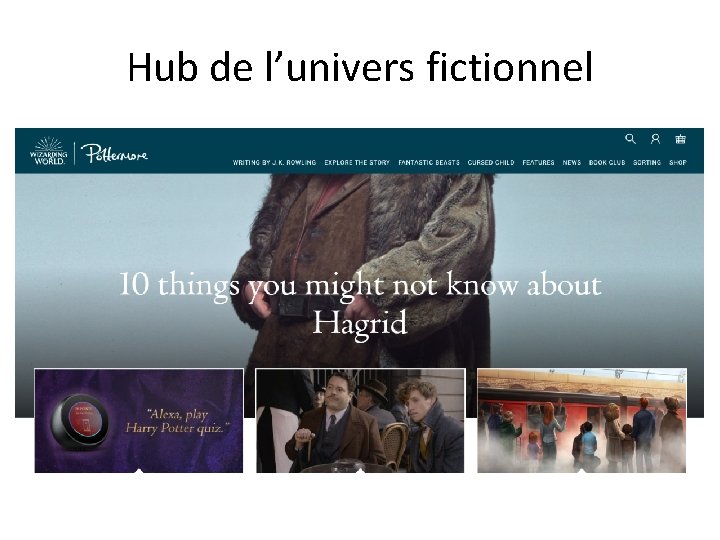 Hub de l’univers fictionnel 