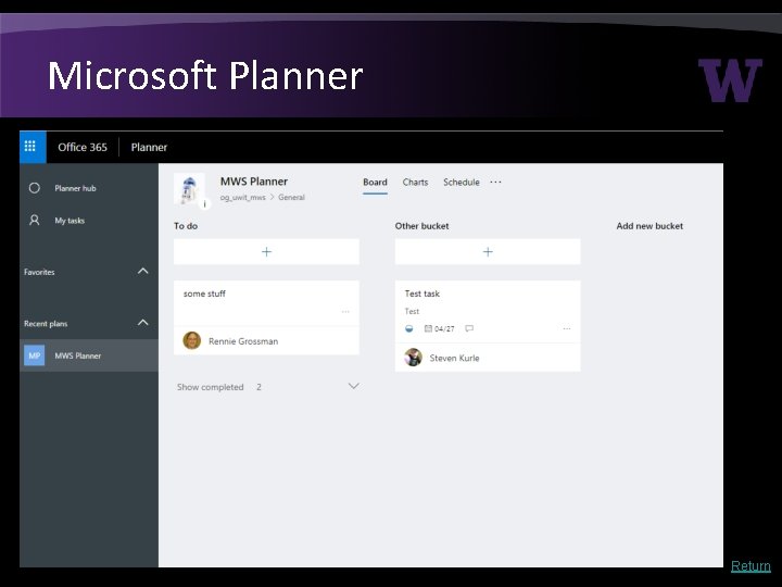 Microsoft Planner Return Microsoft Planner Return