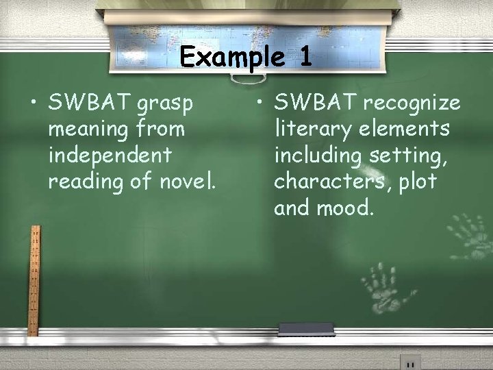 Objectives and Assessment for Learning Discussion of Objectives