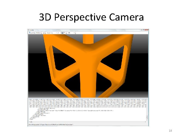 3 D Perspective Camera 18 