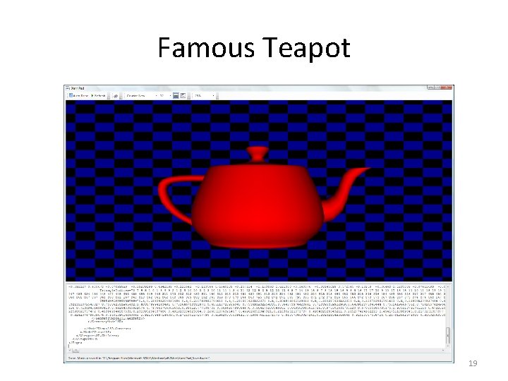 Famous Teapot 19 
