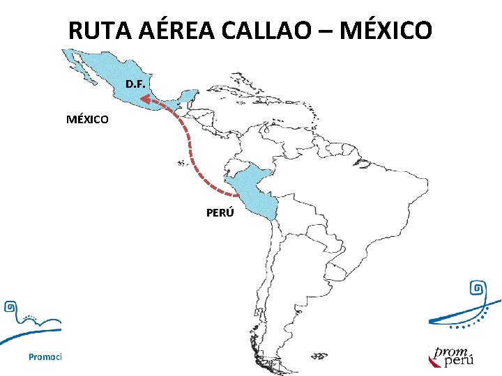 RUTA AÉREA CALLAO – MÉXICO D. F. MÉXICO PERÚ Promoción de Exportaciones 