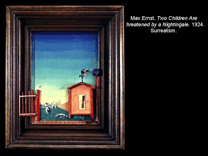 Max Ernst. Two Children Are Threatened by a Nightingale. 1924. Surrealism. 