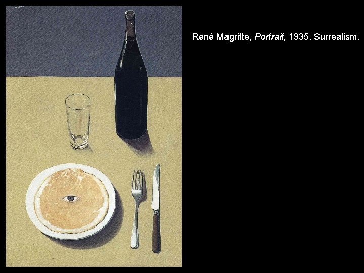 René Magritte, Portrait, 1935. Surrealism. 