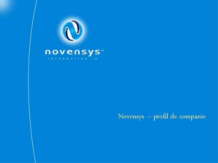 Novensys – profil de companie 