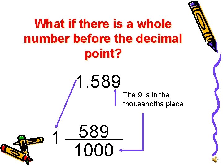 What if there is a whole number before the decimal point? 1. 589 1