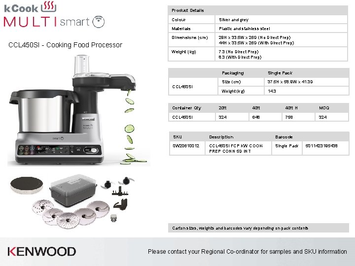 Product Details Colour Silver and grey Materials Plastic and stainless steel Dimensions (cm) 29