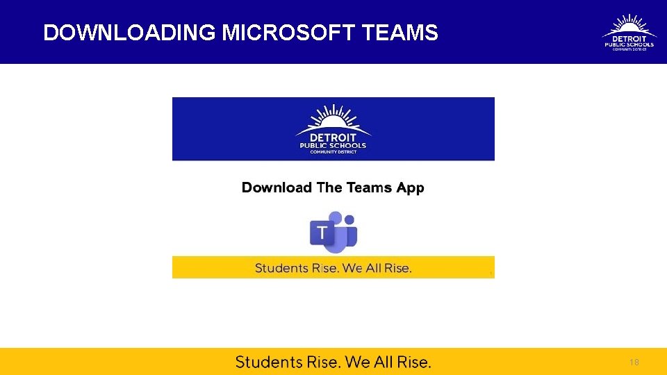 DOWNLOADING MICROSOFT TEAMS 18 