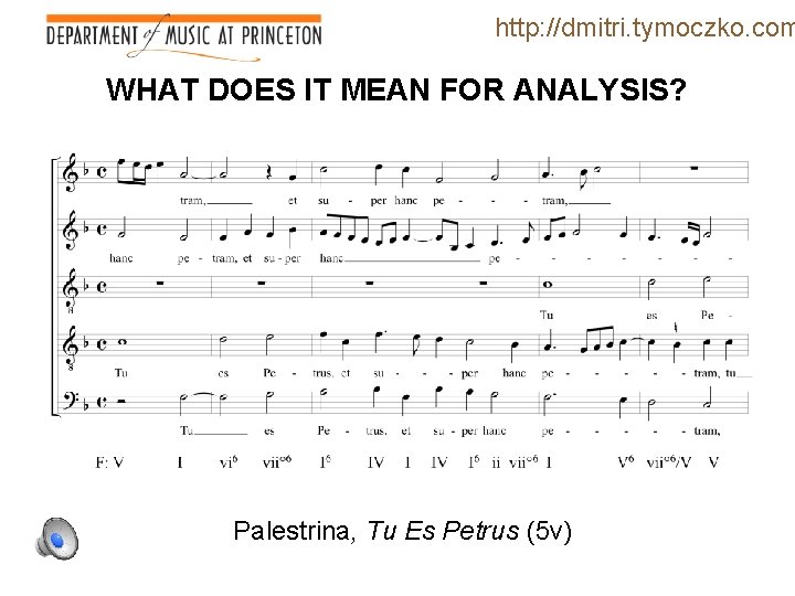 http: //dmitri. tymoczko. com WHAT DOES IT MEAN FOR ANALYSIS? • Don’t be afraid