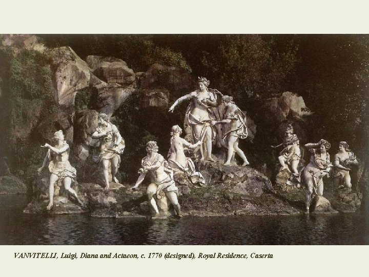 VANVITELLI, Luigi, Diana and Actaeon, c. 1770 (designed), Royal Residence, Caserta 