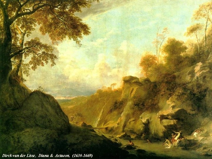 Dirck van der Lisse, Diana & Actaeon, (1630 -1669) 