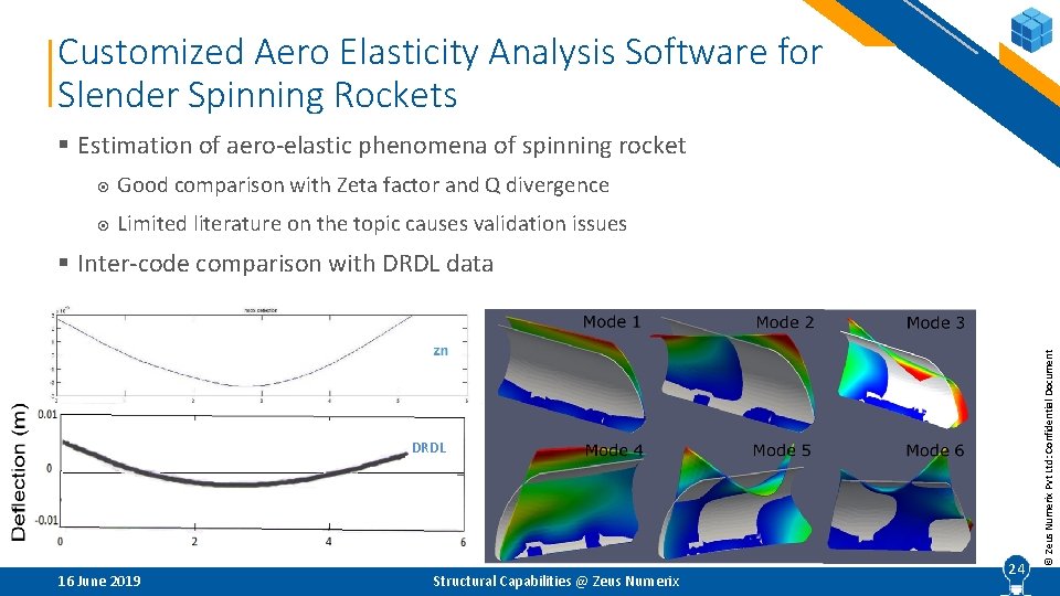 Customized Aero Elasticity Analysis Software for Slender Spinning Rockets § Estimation of aero-elastic phenomena