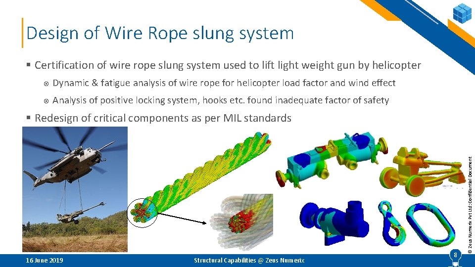 Design of Wire Rope slung system § Certification of wire rope slung system used