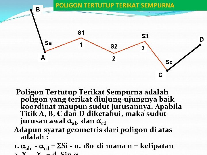 POLIGON TERTUTUP TERIKAT SEMPURNA B S 1 Sa A 1 S 3 S 2