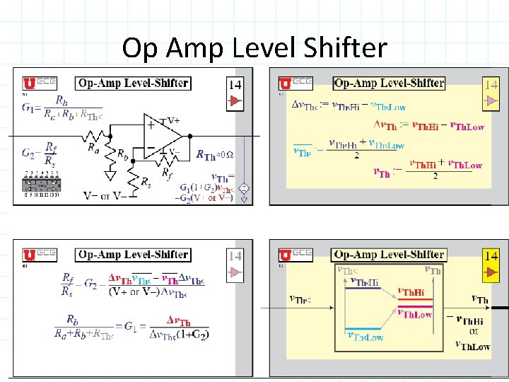 Op Amp Level Shifter 17 