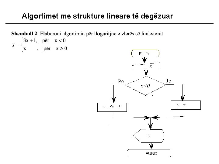 Algortimet me strukture lineare të degëzuar 