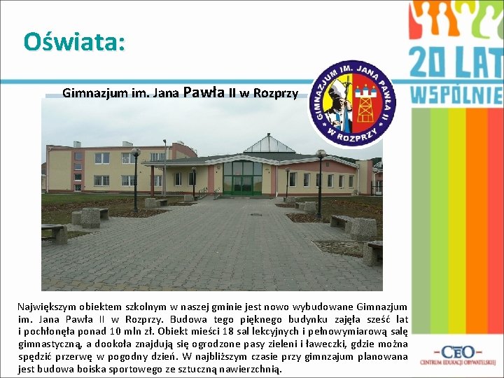 Gimnazjum im Jana Pawa II w Rozprzy 20