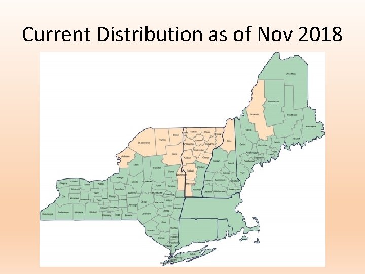 Current Distribution as of Nov 2018 