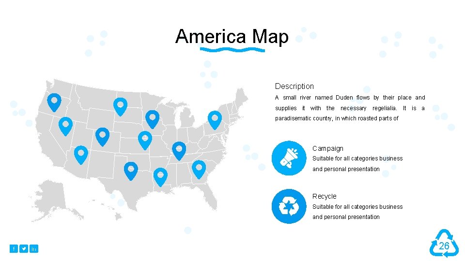 America Map Description A small river named Duden flows by their place and supplies