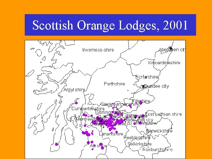 Scottish Orange Lodges, 2001 