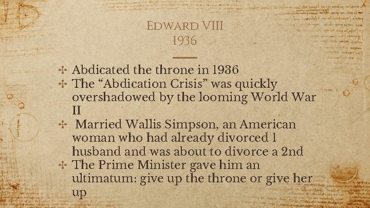 Industrial revolution to Modern Monarchs 1820 present George