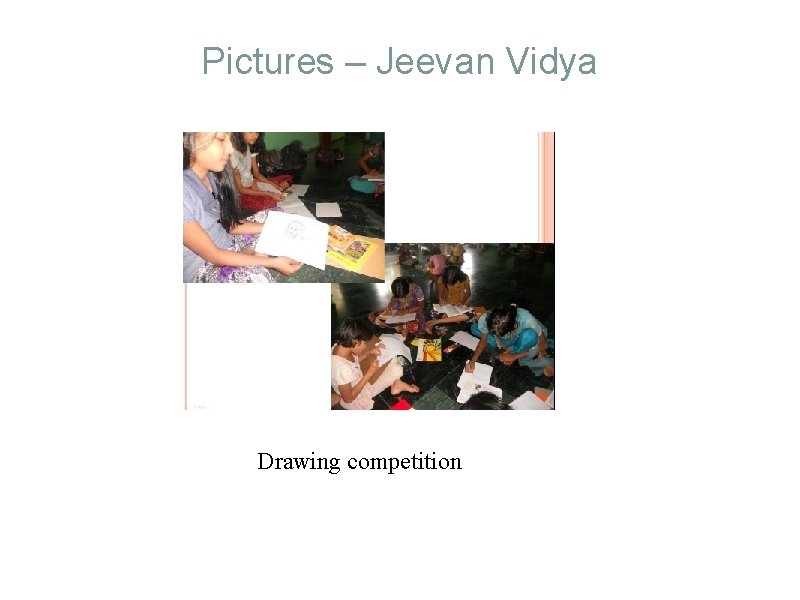 Pictures – Jeevan Vidya Drawing competition 