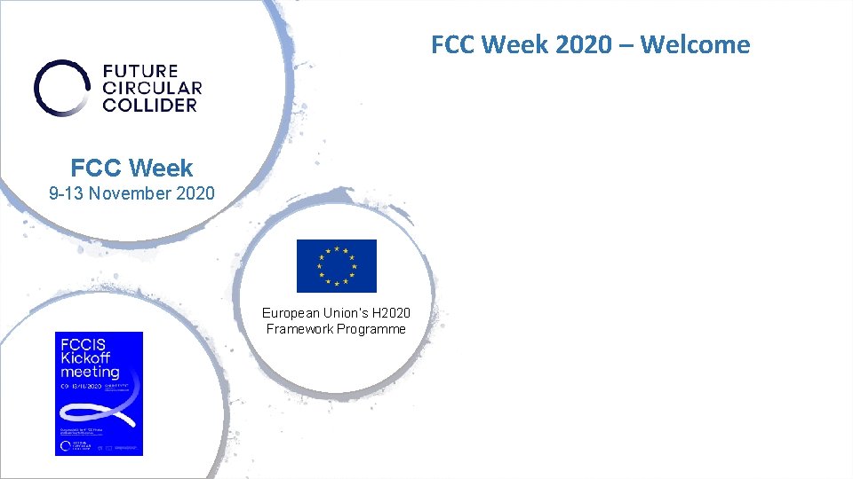 FCC Week 2020 – Welcome FCC Week 9 -13 November 2020 European Union’s H