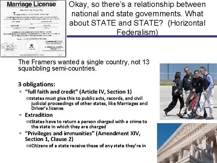 Okay, so there’s a relationship between national and state governments. What about STATE and