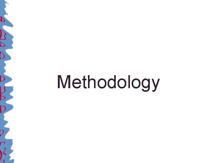 Methodology 