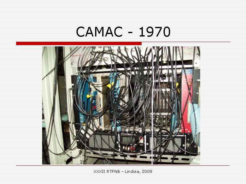 CAMAC - 1970 XXXII RTFNB - Lindoia, 2009 CAMAC - 1970 XXXII RTFNB - Lindoia, 2009