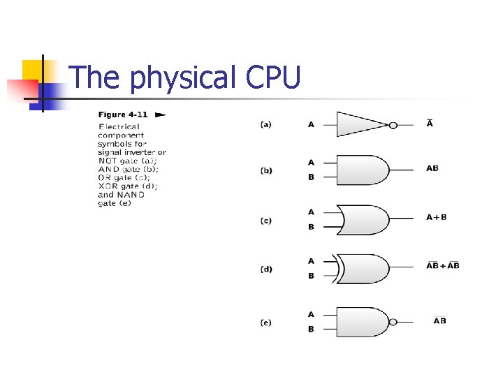 The physical CPU 