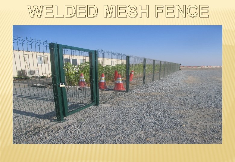 WELDED MESH FENCE 