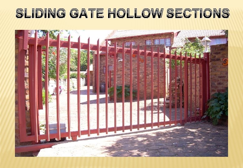 SLIDING GATE HOLLOW SECTIONS 