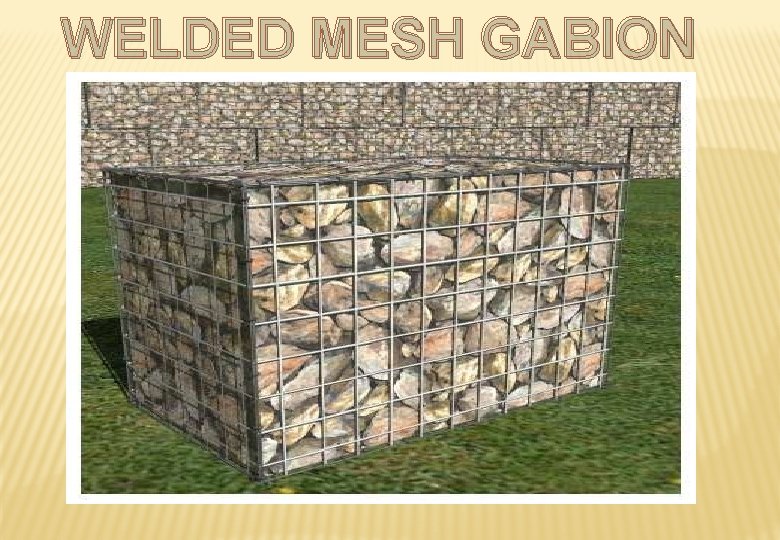 WELDED MESH GABION 