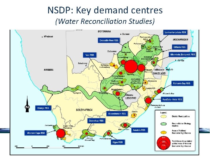 NSDP: Key demand centres (Water Reconciliation Studies) 