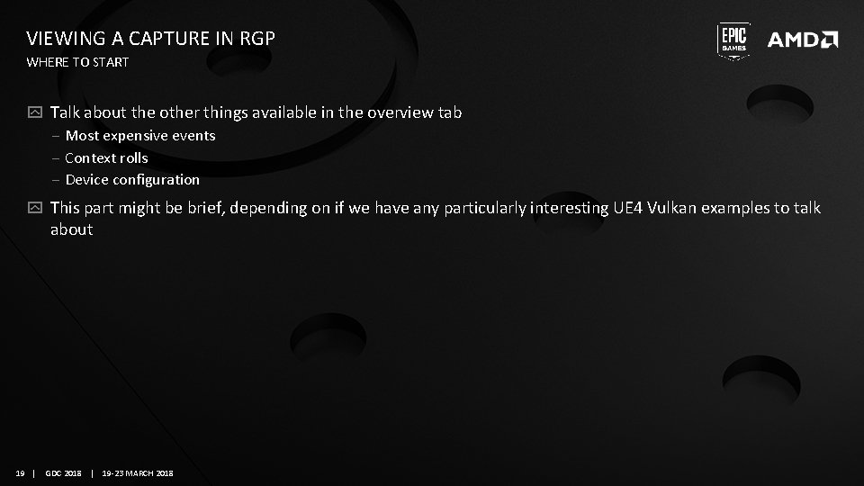 TAKING THE RED PILL USING RADEON GPU PROFILER
